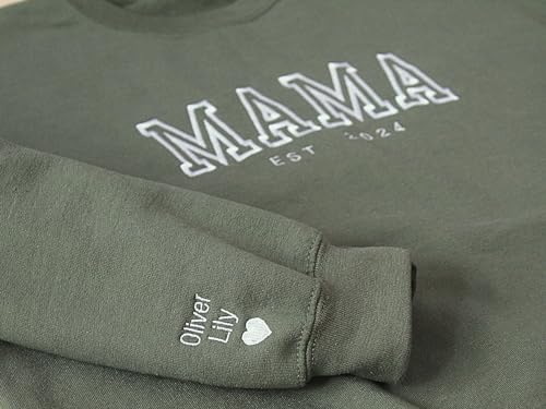 2023 Personalized Mama Sweatshirt & Hoodie - Cozy Christmas Gift