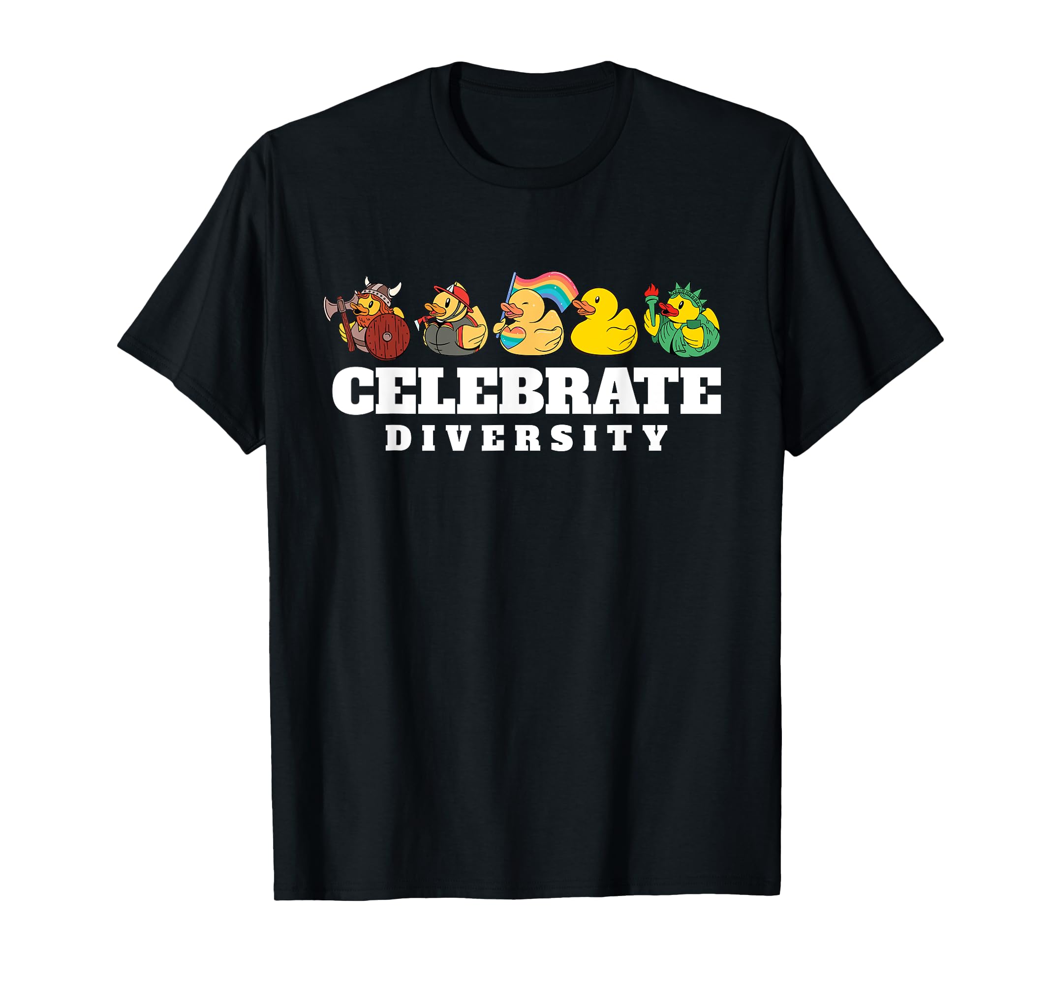 Diverse Duckling Rubber Duck T-Shirt