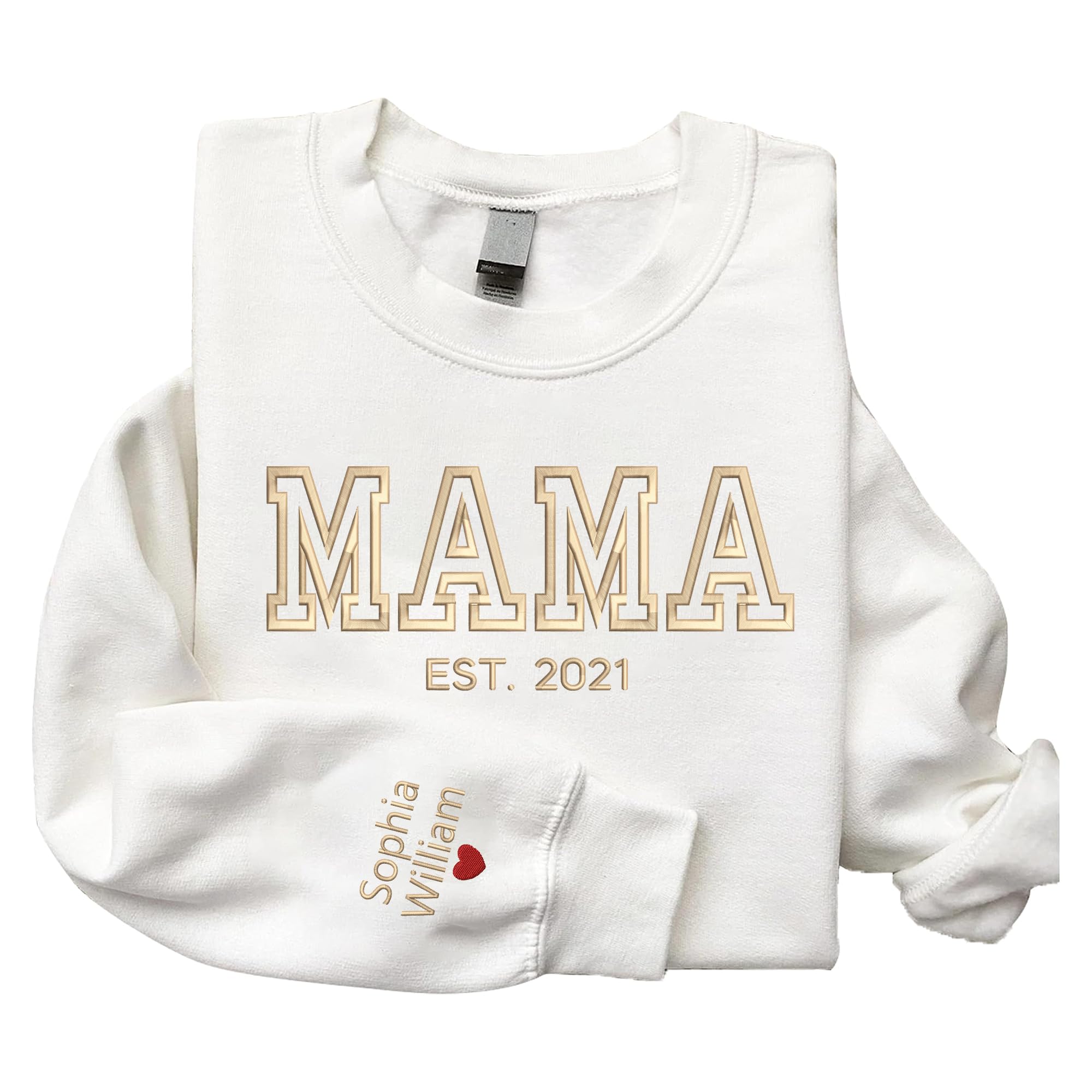 2023 Personalized Mama Sweatshirt & Hoodie - Cozy Christmas Gift